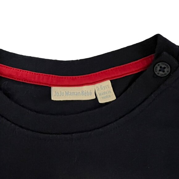 Jojo Maman Bebe 5-6Y Zoo Animals Appliqué Shirt - Picture 4 of 4